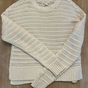 Aeropostale Women's Ivory Knit Sweater XS